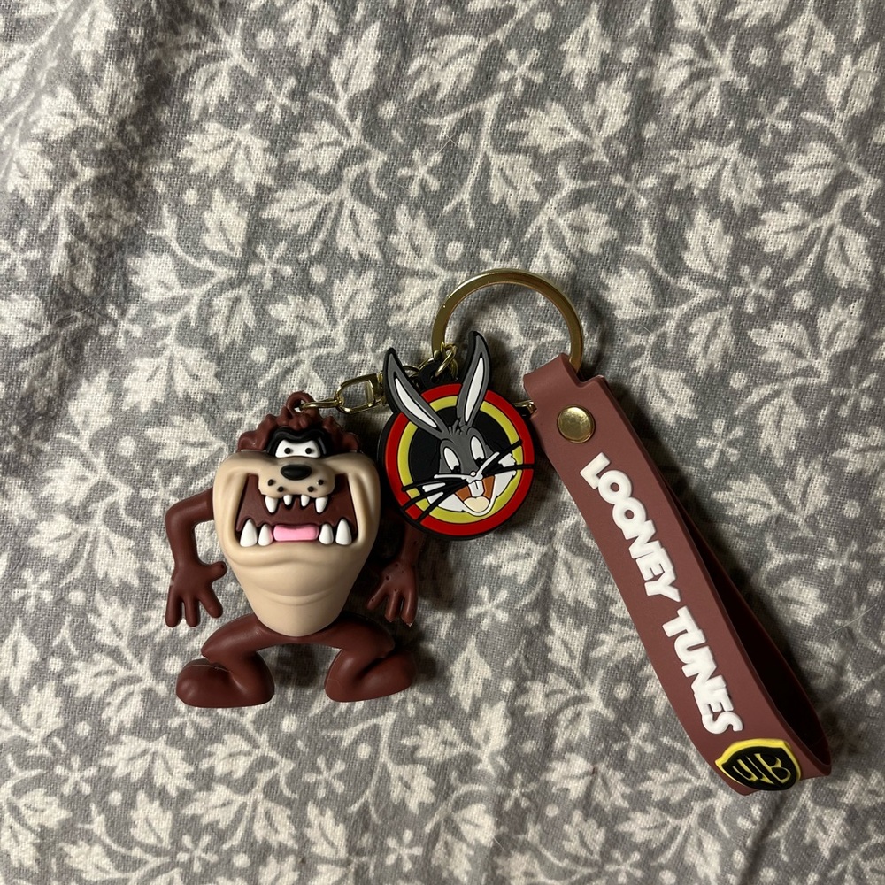 Looney tunes  Tasmanian devil keychain new
